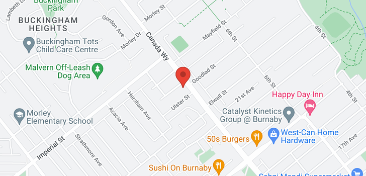 map of 7688 FORMBY STREET